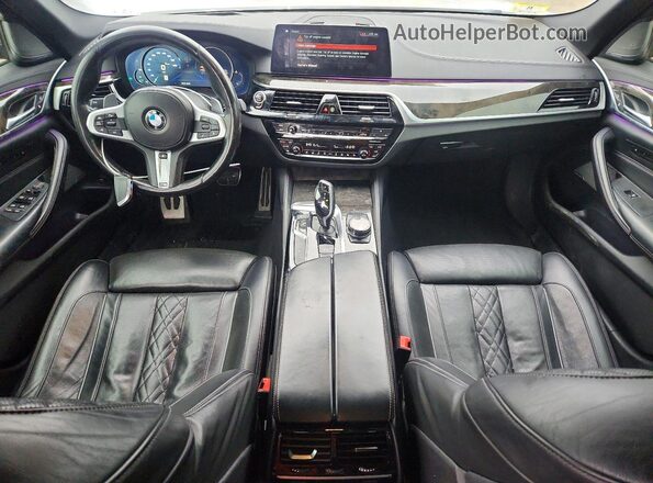 WBAJB9C52JB036527 2018 BMW M5 White წინა პანელის ხედი