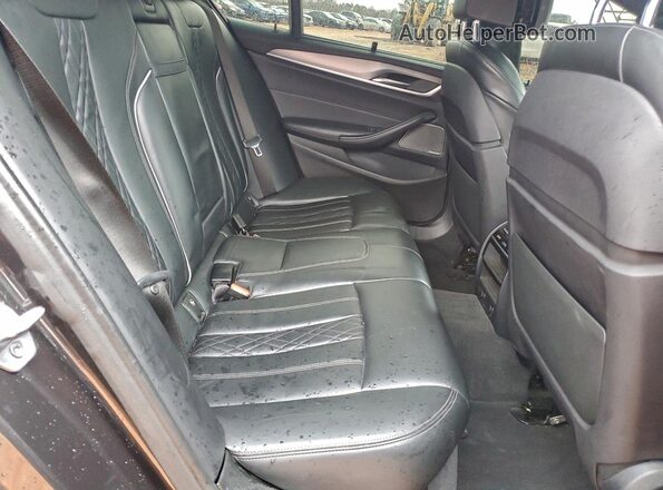 WBAJB9C53KB287543 2019 BMW M5 Charcoal უკანა სავარძლების ხედი