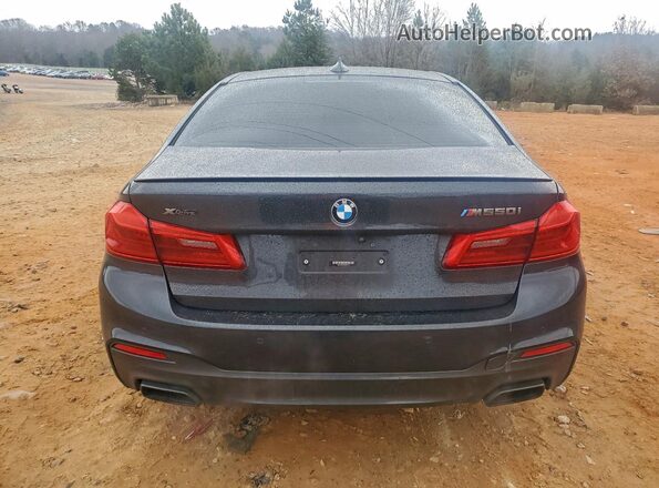 WBAJB9C53KB287543 2019 BMW M5 Charcoal უკანა ხედი