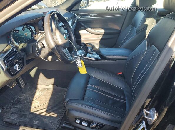 WBAJB9C55KB464948 2019 BMW M5 Black წინა სალონის ხედი
