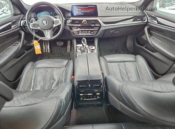 WBAJB9C56KB288461 2019 BMW M5 White Առջևի վահանակի տեսք