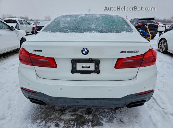 WBAJB9C56KB288461 2019 BMW M5 White Հետևի տեսք