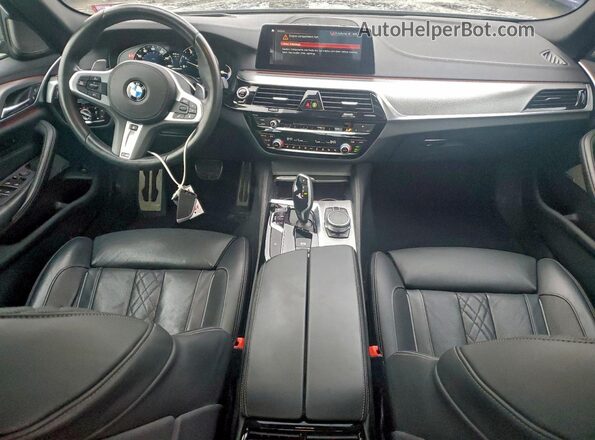 WBAJB9C58KB464443 2019 BMW M5 Black Dashboard view