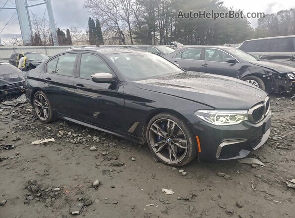 WBAJB9C58KB464443 2019 BMW M5 Black Front right