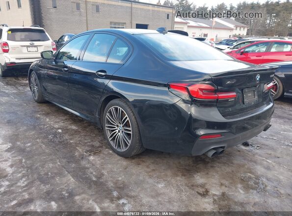 WBAJE7C35HG889995 2017 BMW 5 SERIES Black Задня ліва чверть
