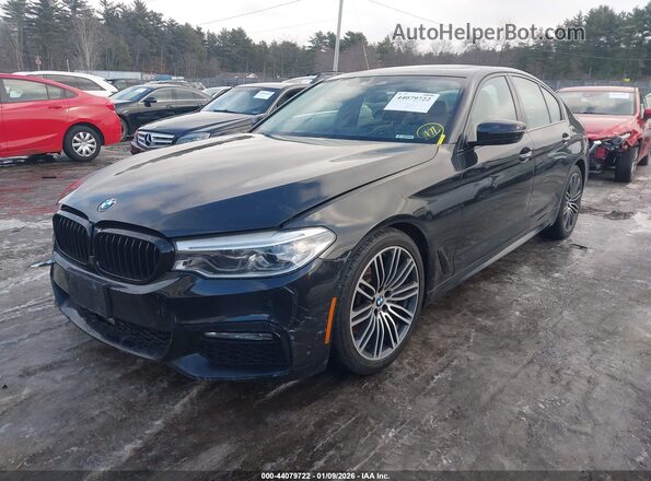 WBAJE7C35HG889995 2017 BMW 5 SERIES Black Передня ліва чверть