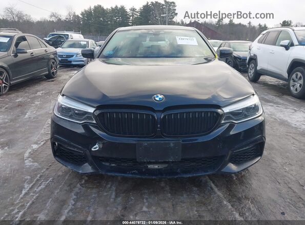 WBAJE7C35HG889995 2017 BMW 5 SERIES Black Вид щитка приладів