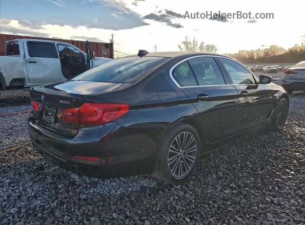 WBAJR3C07LWW63720 2020 BMW 5 SERIES Черный Задняя правая четверть