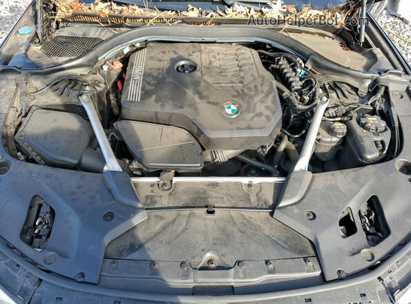 WBAJR3C07LWW63720 2020 BMW 5 SERIES Черный Вид задней части салона