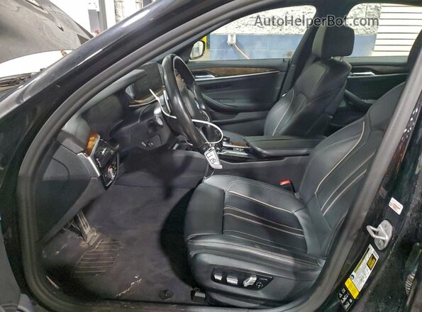 WBAJS3C03LCD79087 2020 BMW 5 SERIES Black Vista interior delantera