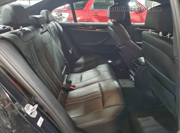 WBAJS3C03LCD79087 2020 BMW 5 SERIES Black Vista de los asientos traseros