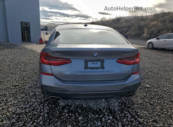 WBAJV6C51JBK07127 2018 BMW 6 SERIES Gray Rear view