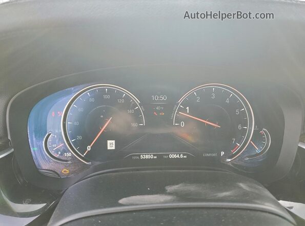 WBAJV6C51JBK07127 2018 BMW 6 SERIES Gray Instrument cluster view