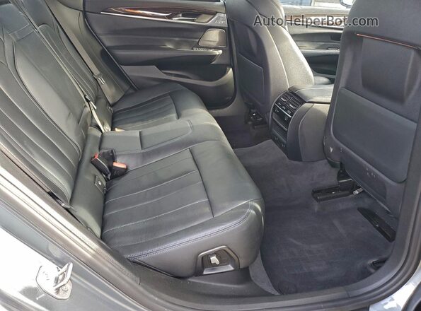 WBAJV6C51JBK07127 2018 BMW 6 SERIES Gray Rear seats view