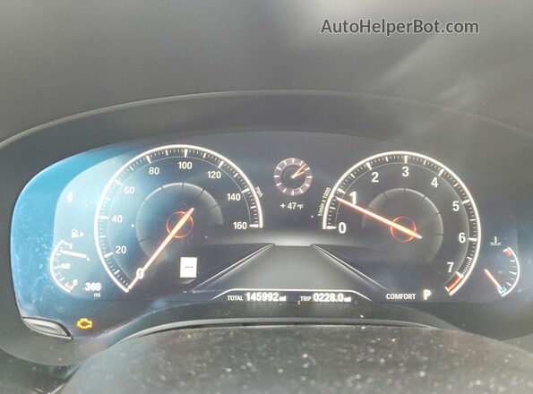 WBAJV6C52KBK08868 2019 BMW 6 SERIES Черный Вид задних сидений