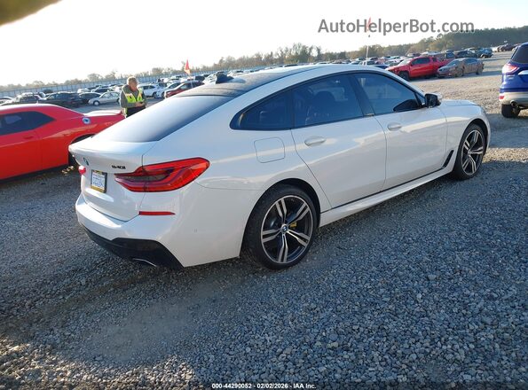 WBAJV6C55KBK08072 2019 BMW 6 SERIES White Задня права чверть