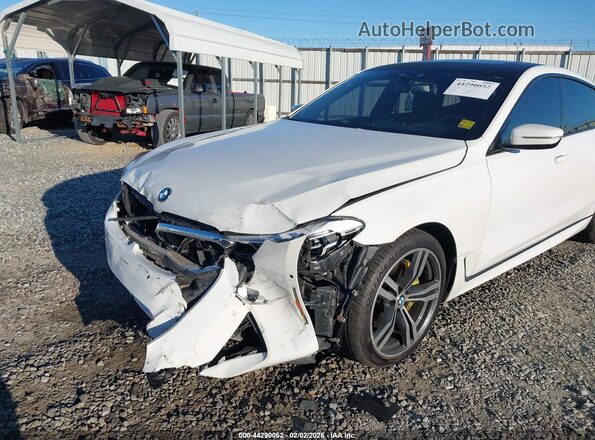 WBAJV6C55KBK08072 2019 BMW 6 SERIES White Вид спереду