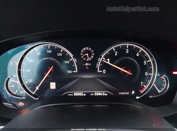 WBAJV6C57JBK07214 2018 BMW 6 SERIES Black Vista de los asientos traseros