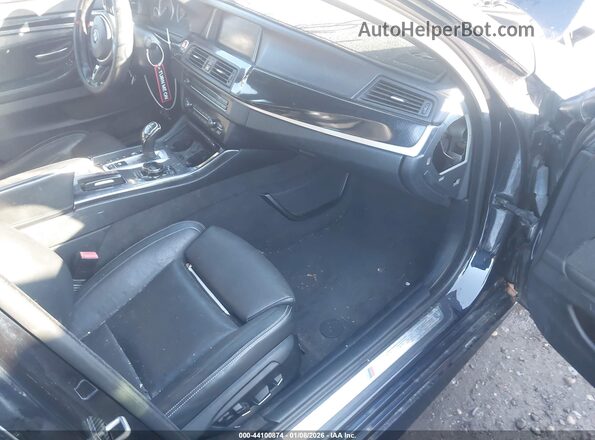 WBAKP9C57GD981203 2016 BMW 5 SERIES Black წინა სალონის ხედი