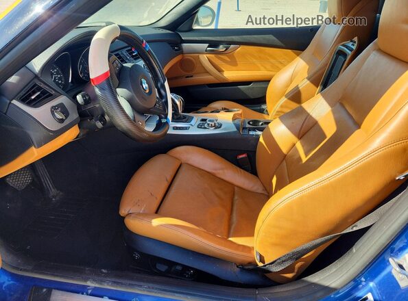 WBALL5C53G5A20796 2016 BMW Z4 Blue Widok wnętrza z przodu