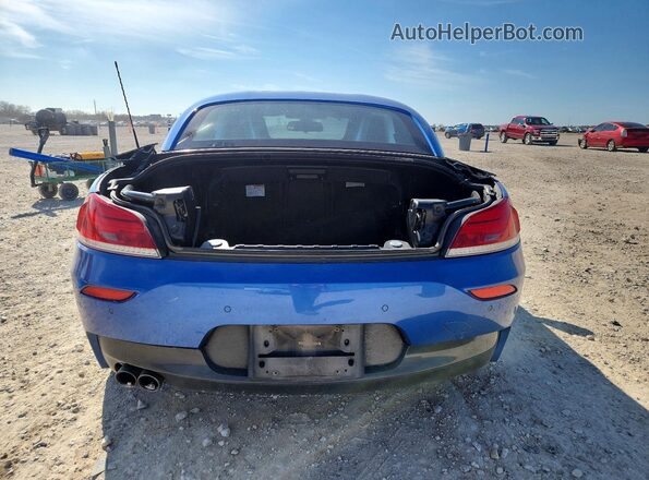 WBALL5C53G5A20796 2016 BMW Z4 Blue Widok z tyłu