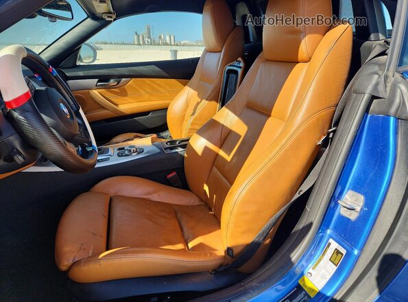 WBALL5C53G5A20796 2016 BMW Z4 Blue Widok tylnych siedzeń