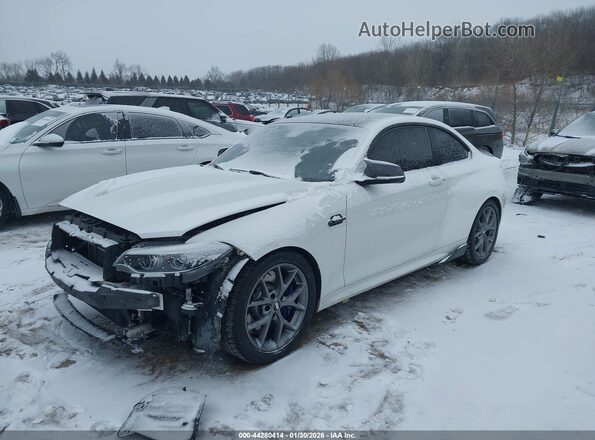 WBS1J5C52JVD37677 2018 BMW M2 White Przód lewy