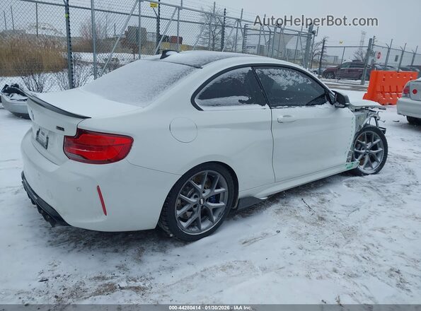 WBS1J5C52JVD37677 2018 BMW M2 White Tył prawy