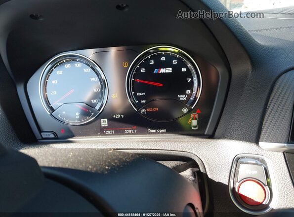 WBS2U7C04M7H94785 2021 BMW M2 Black Vista de los asientos traseros
