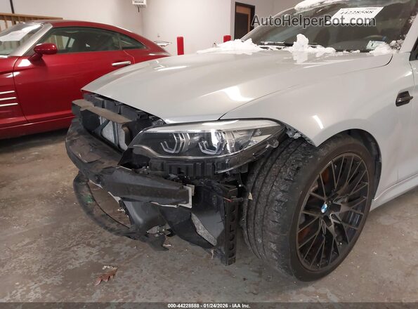 WBS2U7C06M7J66319 2021 BMW M2 Gray Դիմացի տեսք