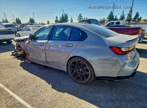 WBS33AY00MFL08733 2021 BMW M3 Gray უკანა მარცხენა