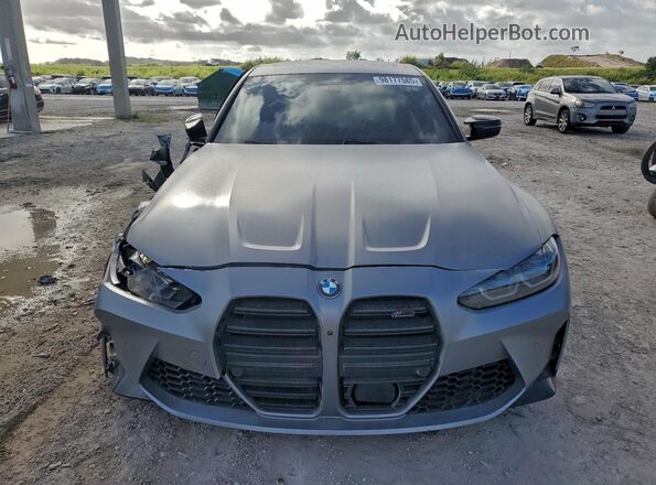WBS33AY01PFR36529 2023 BMW M3 Серый Вид спереди