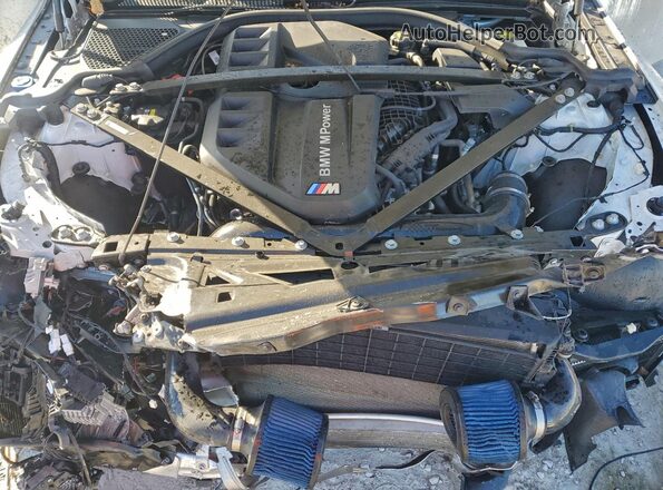 WBS33AY03MFL45078 2021 BMW M3 White Սալոնի հետևի տեսք