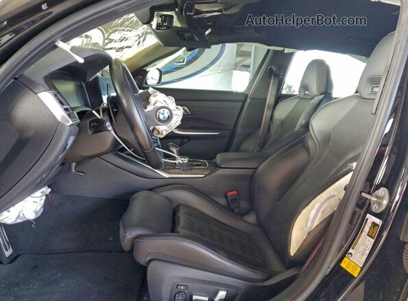 WBS33AY04MFL26118 2021 BMW M3 Black წინა სალონის ხედი