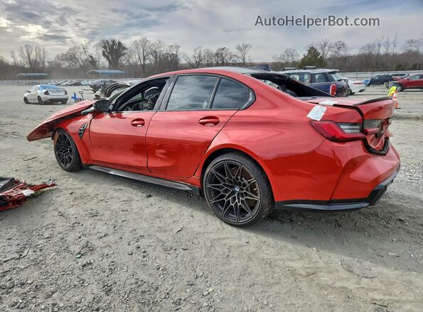 WBS33AY06MFK87791 2021 BMW M3 Red უკანა მარცხენა
