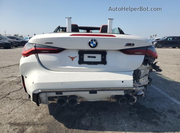 WBS33BA07RCP21368 2024 BMW M4 White Vista trasera