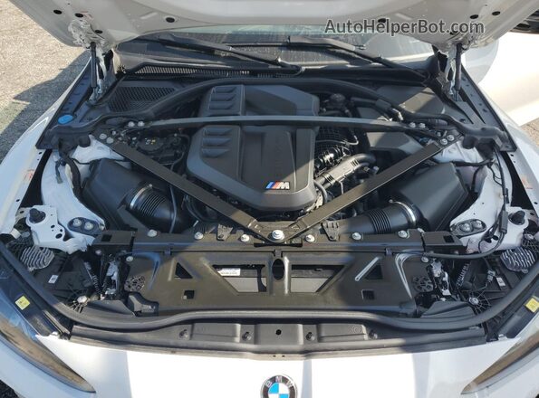 WBS33BA07RCP21368 2024 BMW M4 White Vista interior trasera