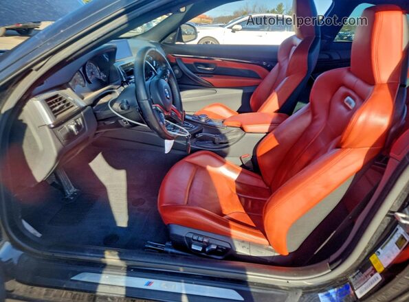 WBS3R9C50GK337130 2016 BMW M4 Черный Вид салона спереди