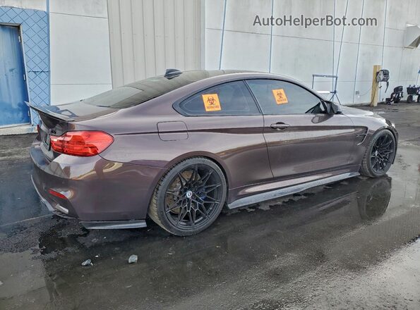 WBS3R9C53GK337381 2016 BMW M4 Burgundy Задня права чверть
