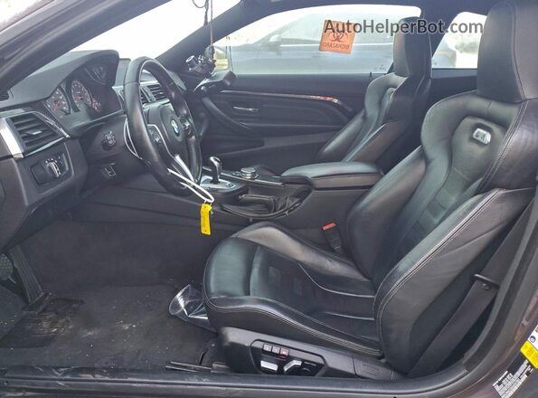 WBS3R9C53GK337381 2016 BMW M4 Burgundy Вид салону спереду