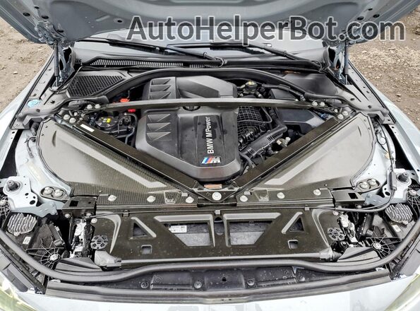 WBS43AY09NFL67236 2022 BMW M3 Gray Rear interior view