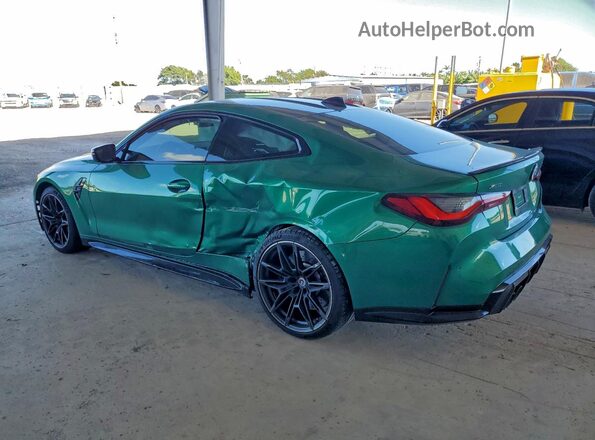 WBS43AZ07PCL18037 2023 BMW M4 Green Rear left