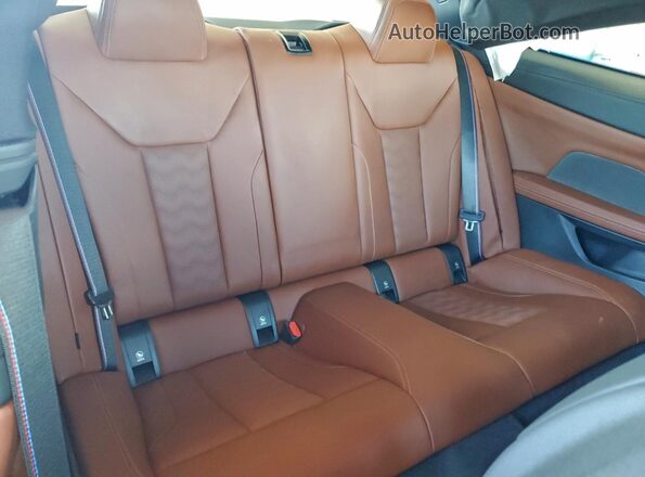 WBS43AZ07PCL18037 2023 BMW M4 Green Rear seats view
