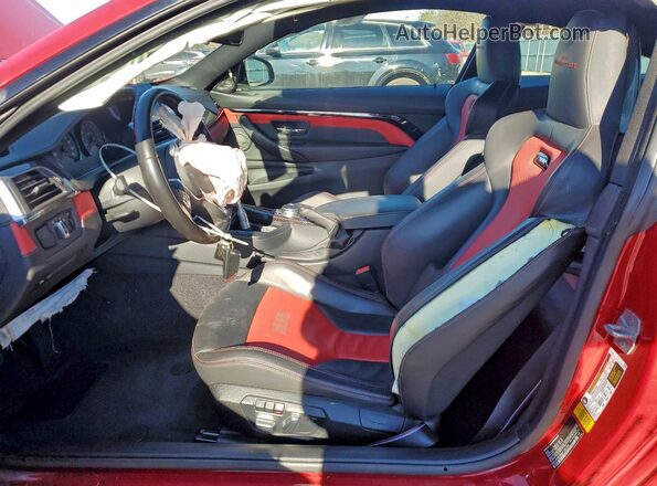 WBS4Y9C00LFJ55152 2020 BMW M4 Red წინა სალონის ხედი