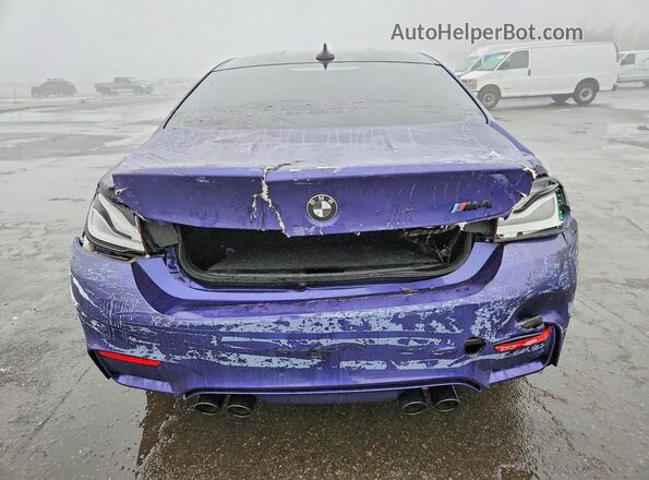 WBS4Y9C00LFJ61873 2020 BMW M4 Purple Հետևի տեսք