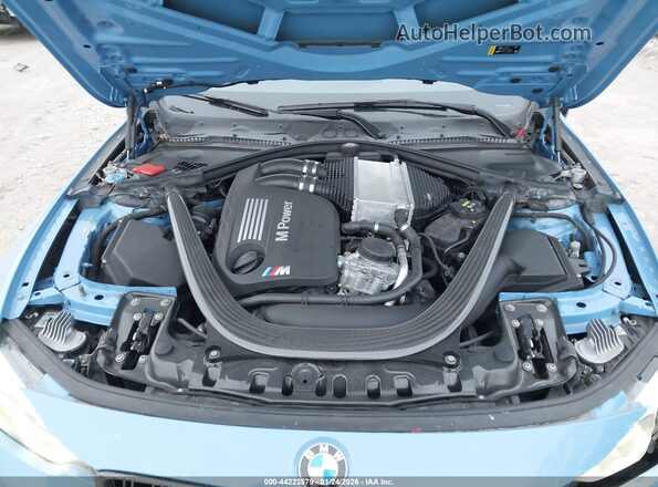 WBS4Y9C07LFH56917 2020 BMW M4 Blue Հետևի տեսք