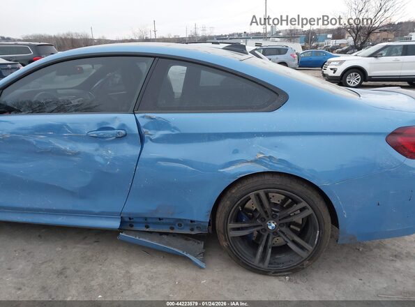 WBS4Y9C07LFH56917 2020 BMW M4 Blue Դիմացի տեսք