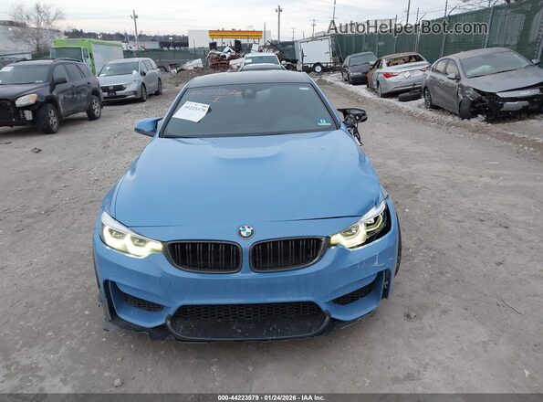 WBS4Y9C07LFH56917 2020 BMW M4 Blue Սարքավորումների վահանակի տեսք