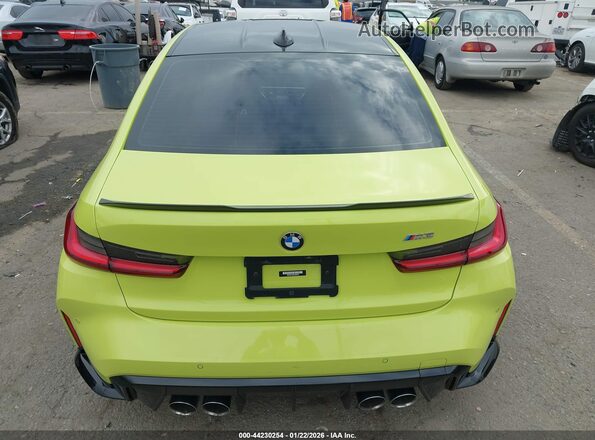 WBS53AY03NFM89739 2022 BMW M3 Yellow 