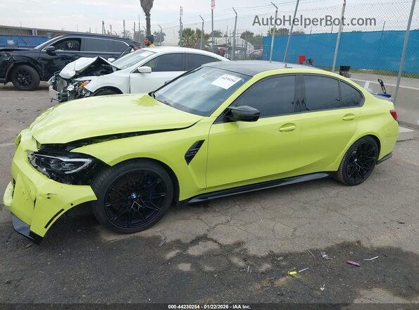 WBS53AY03NFM89739 2022 BMW M3 Yellow 